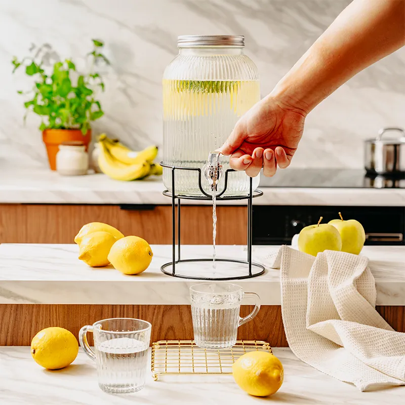 Borcan Limonada 4 L cu Stand si Robinet
