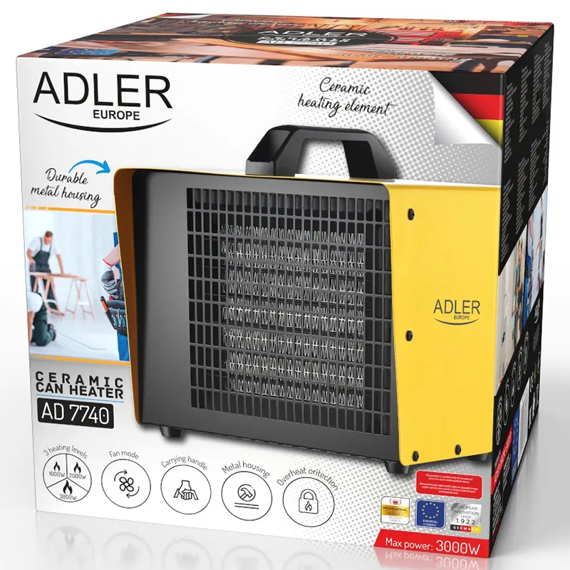 Aeroterma Ceramica 3 Trepte 3000W AD 7740 Adler