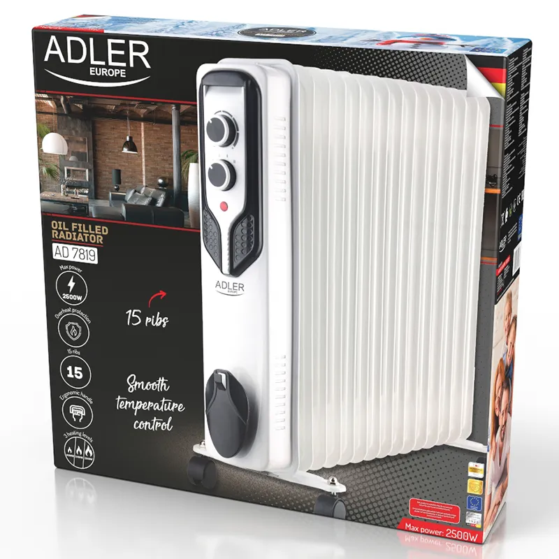 Radiator Ulei 15 Elementi 2500W AD 7817 Adler