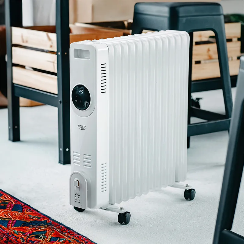 Radiator Ulei 13 Elementi 2500W Telecomanda Adler