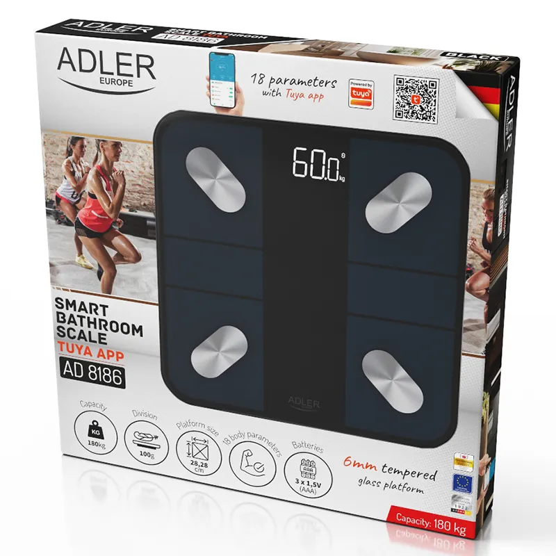 Cantar Smart Tuya AD 8186 Negru Adler