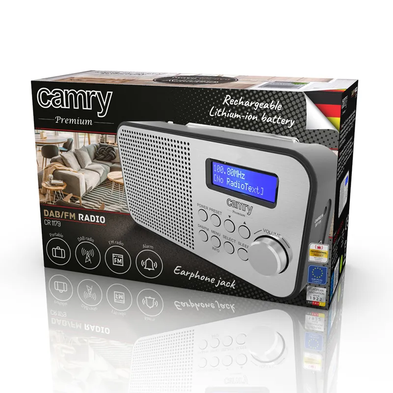 Radio cu Ceas FM, DAB, DAB+ CR 1179 Camry