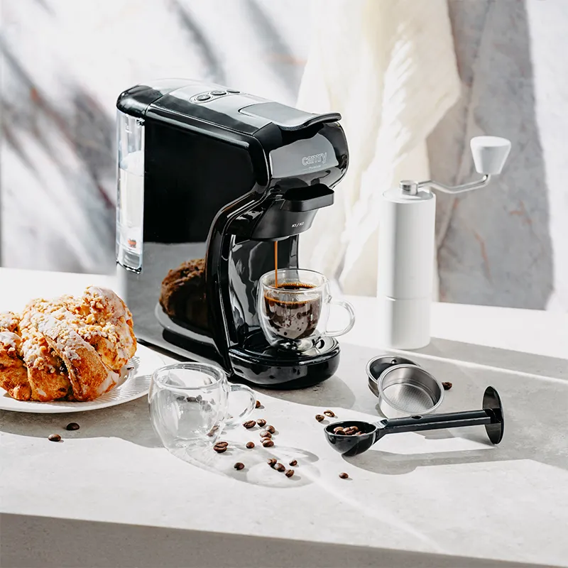 Espressor 19 Bar Multi Capsule CR 4414BB Camry