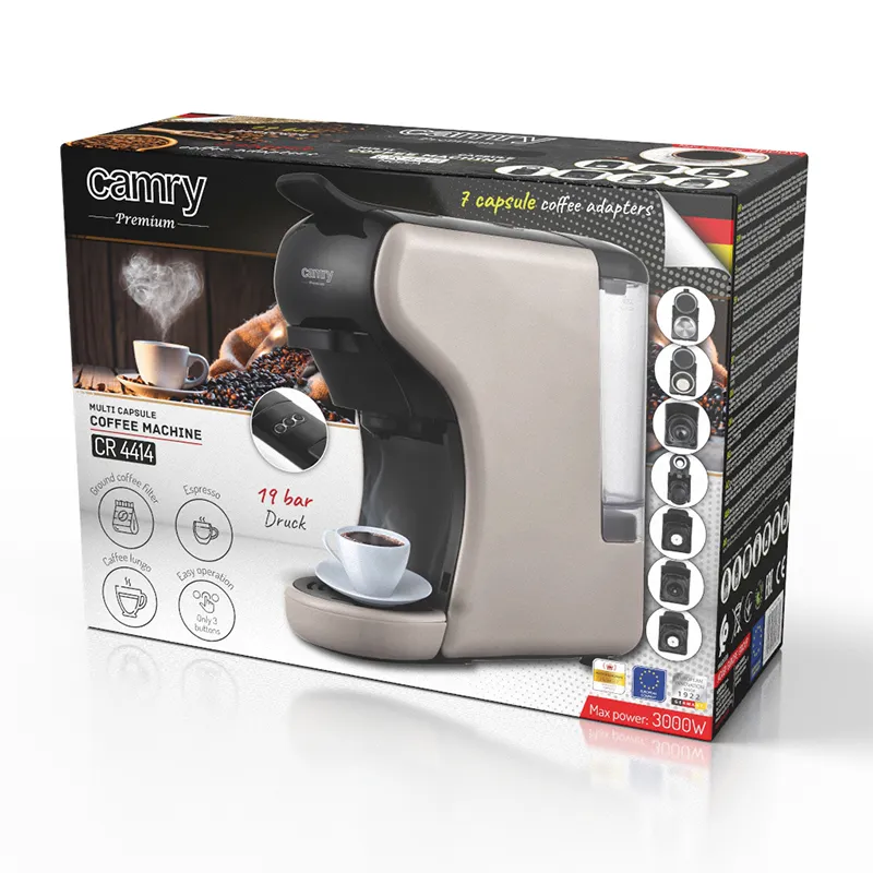 Espressor 19 Bar Multi Capsule CR 4414 Camry