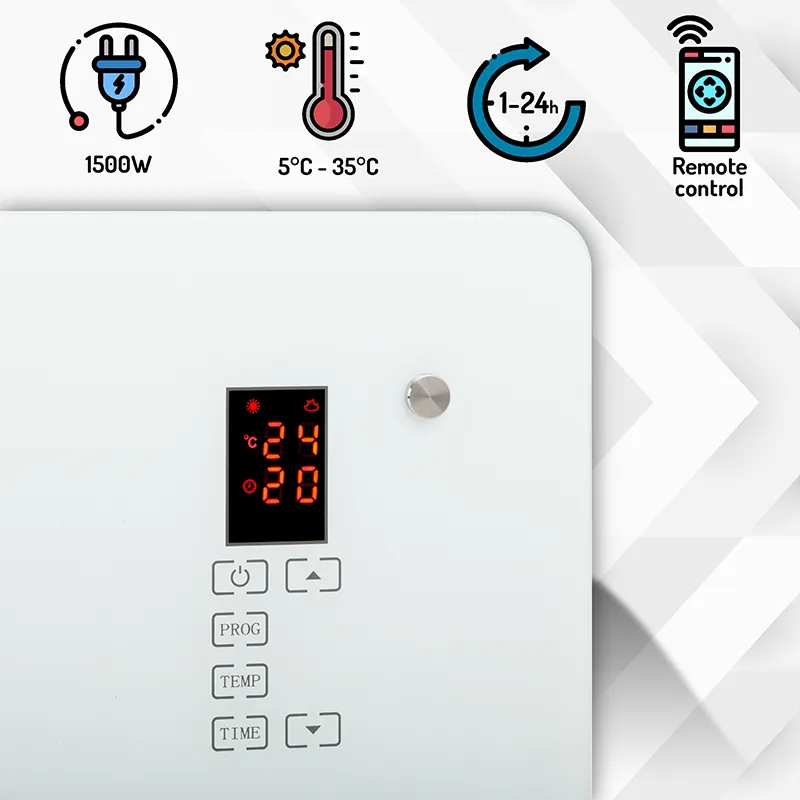 Convector Sticla cu Telecomanda 1500W CR 7721 Camry