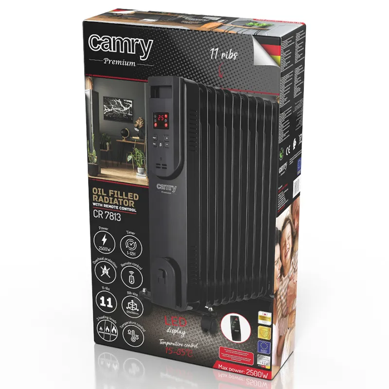 Radiator Ulei 11 Elementi 2500W CR 7813 Camry