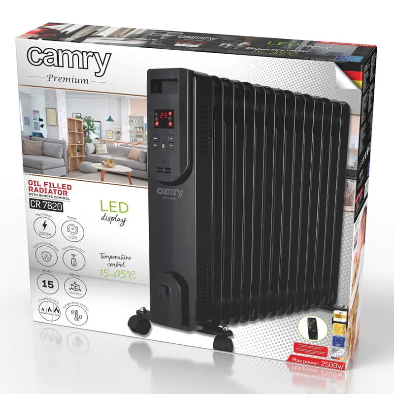 Radiator Ulei 15 Elementi 2500W CR 7820 Camry