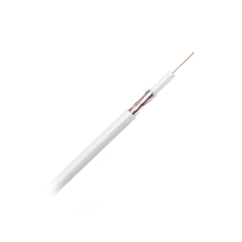 Cablu Coaxial cu RG59U Alb 200M