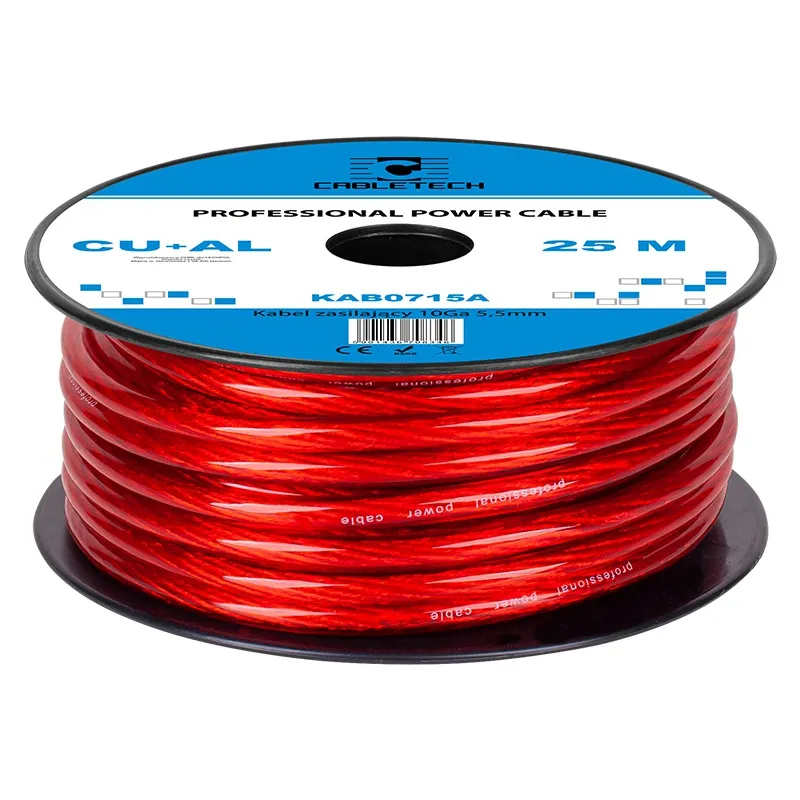 Cablu Putere cu-Al 10GA (5.5MM/5.22MM2) 25M R