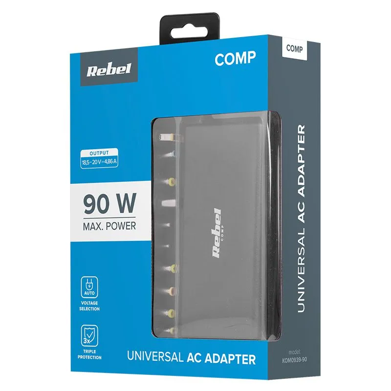 Alimentator Laptop Automat 90W 18-20V Rebel