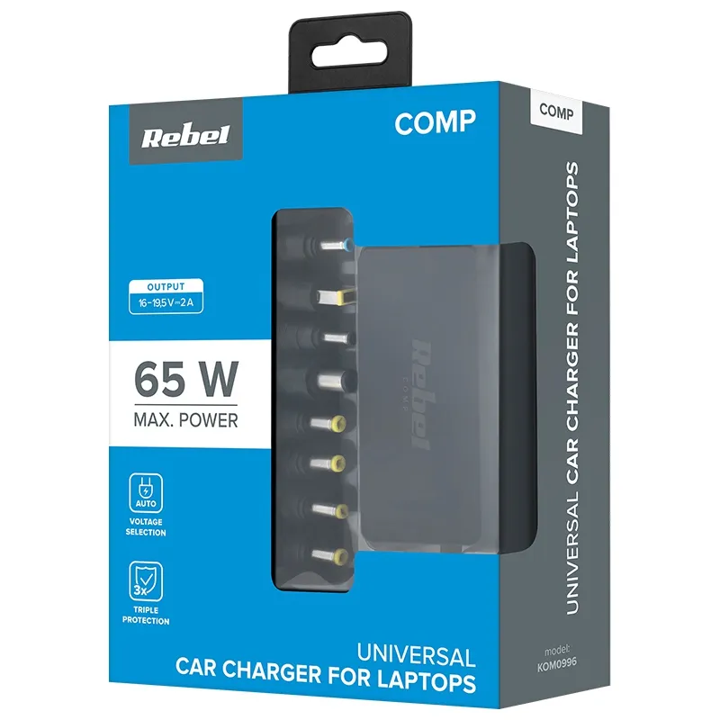 Alimentator Laptop Universal 65W 15-24V Rebel