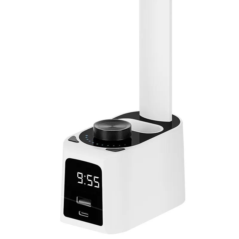 Lampa LED Birou cu Ceas QC / PD Rebel