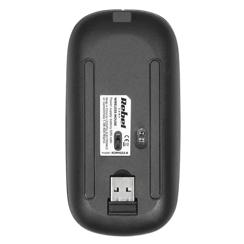 Mouse Wireless 1600 DPI WM210 Rebel