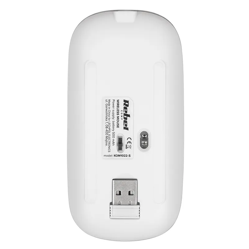 Mouse Wireless 1600 DPI WM210 Rebel