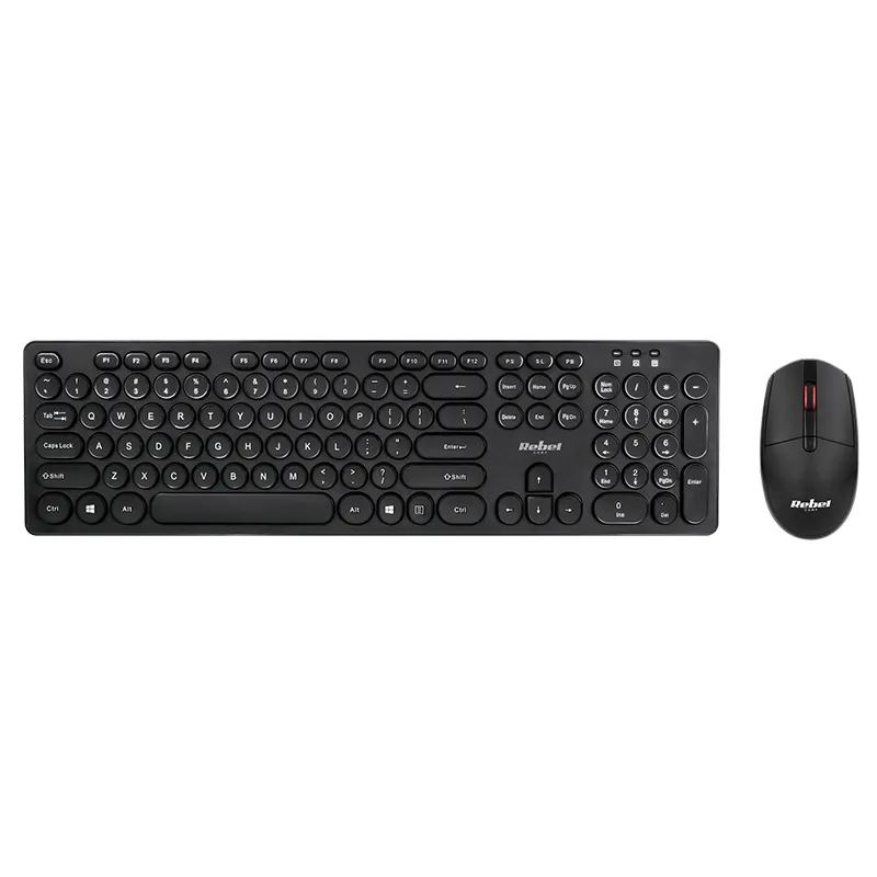 Kit Tastatura si Mouse Wireless WS400 Rebel