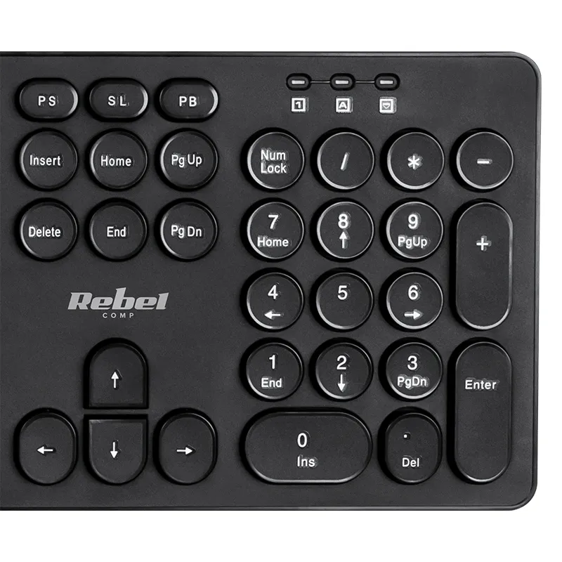 Kit Tastatura si Mouse Wireless WS400 Rebel