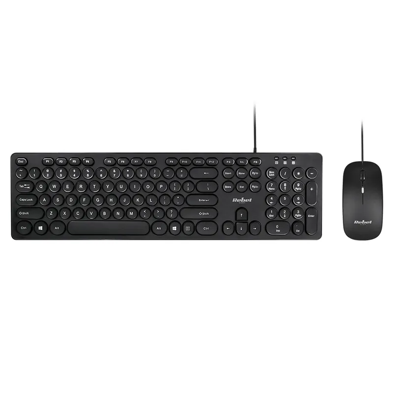 Kit Tastatura si Mouse cu Fir WDS200 Rebel