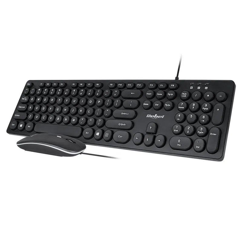 Kit Tastatura si Mouse cu Fir WDS200 Rebel