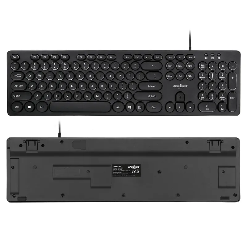 Kit Tastatura si Mouse cu Fir WDS200 Rebel