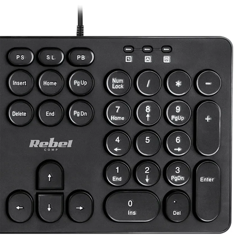 Tastatura cu Fir WDK100 Rebel