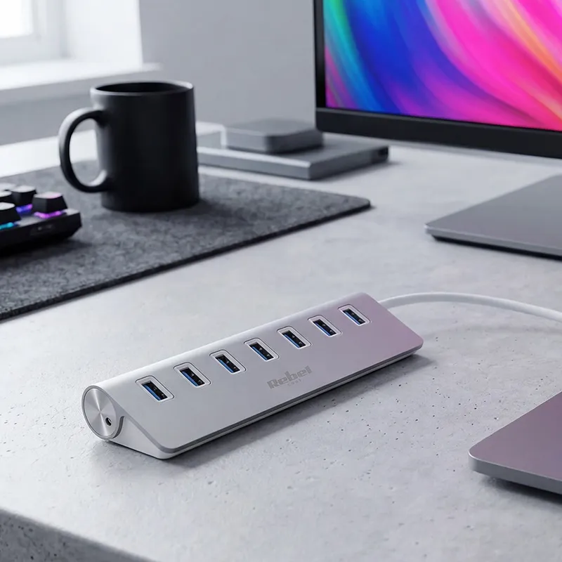 Hub USB 3.0 7 Porturi Rebel
