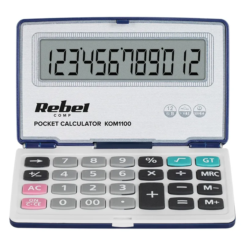 Calculator de Buzunar 12 Digiti PC-50 Rebel