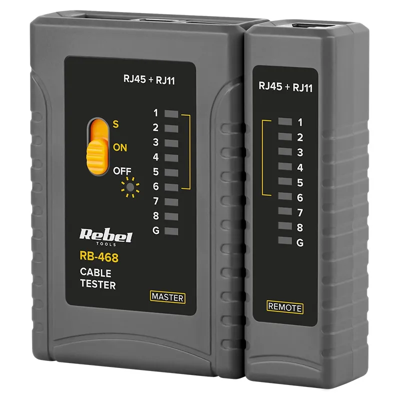 Tester Cablu RJ11 RJ12 RJ45 Rebel