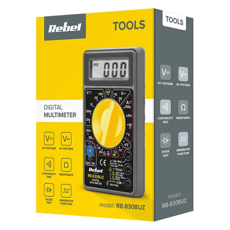 Multimetru Universal Rb-830BUZ Rebel