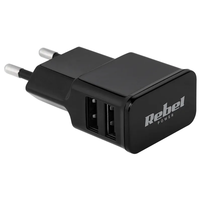 Incarcator Retea 2 X USB 2A Max (1A+2A) Rebel