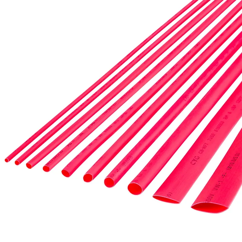 Tub Termocontractabil 3MM/1M Rosu Set 10 Buc
