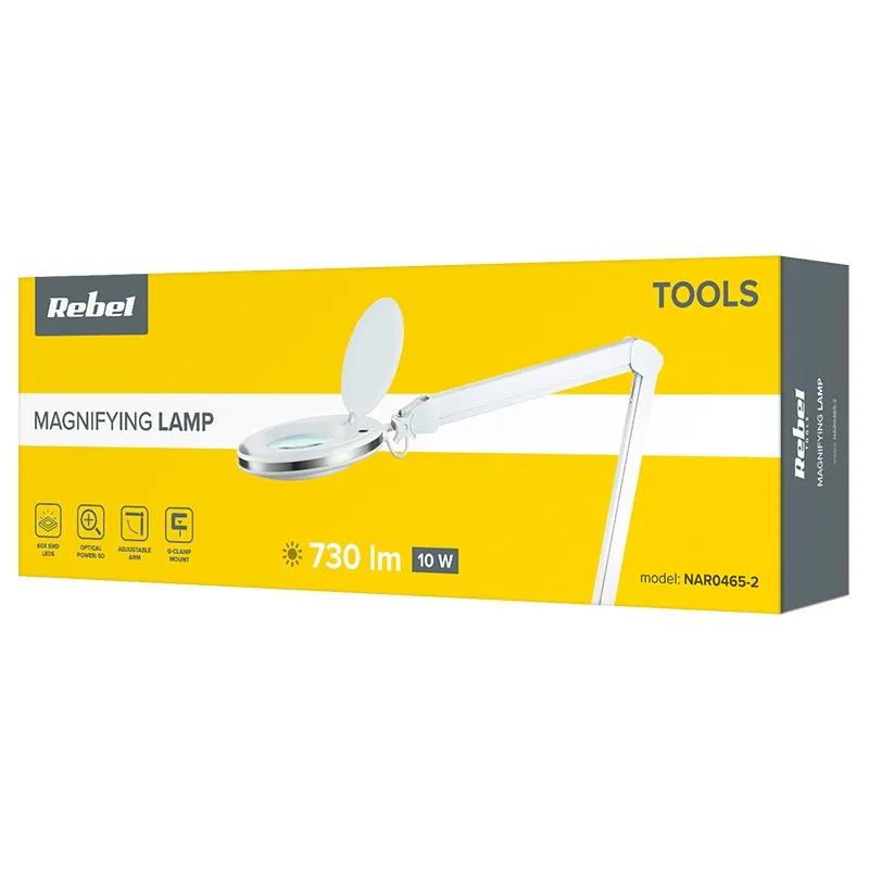 Lampa LED cu Lupa 10W 6500K
