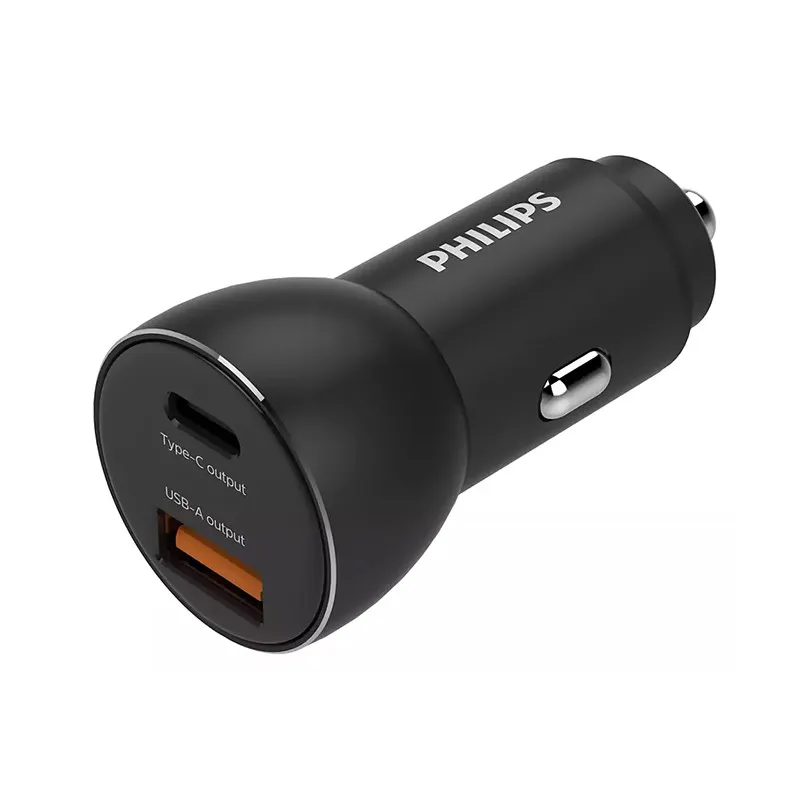 Incarcator Auto USB -A si USB Type C Philips