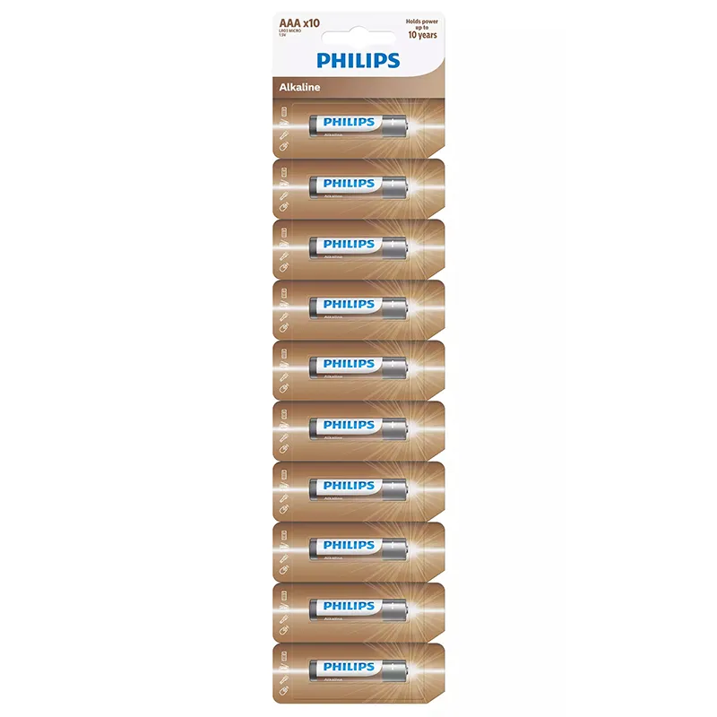 Baterie Entry Alkaline AAA LR03 Bliister 10 B