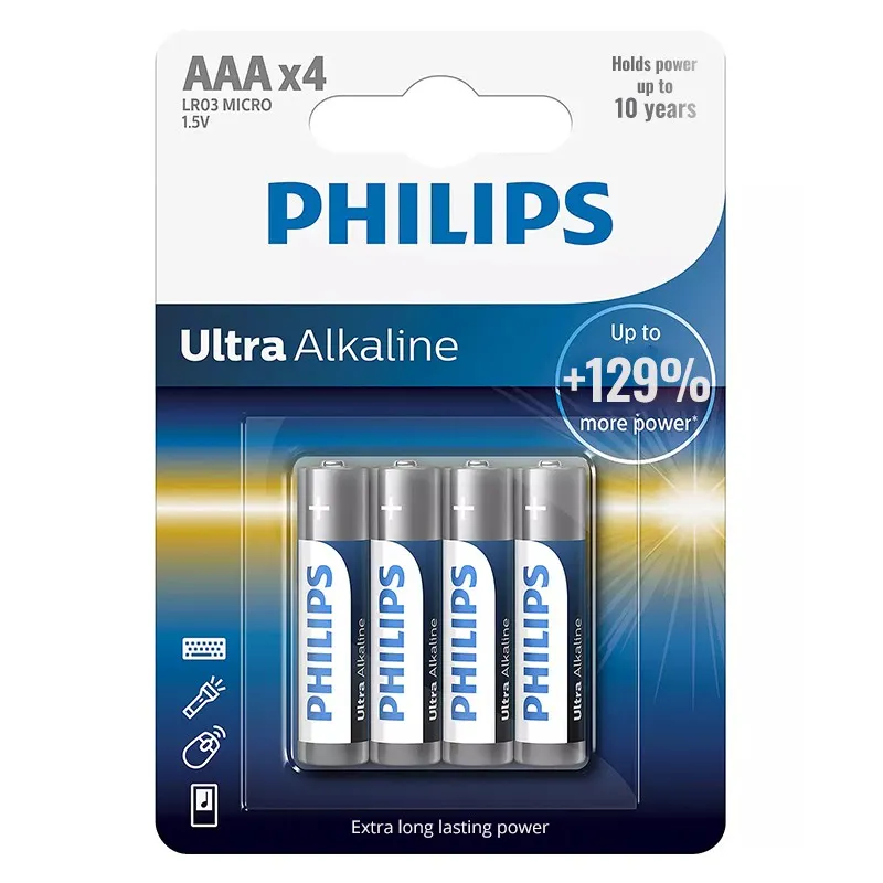 Baterie Ultra Alkaline LR3 AAA Blister 4 Buc P