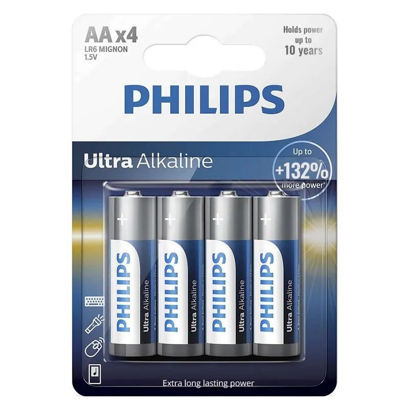 Baterie Ultra Alkaline LR6 AA Blister 4 Buc P