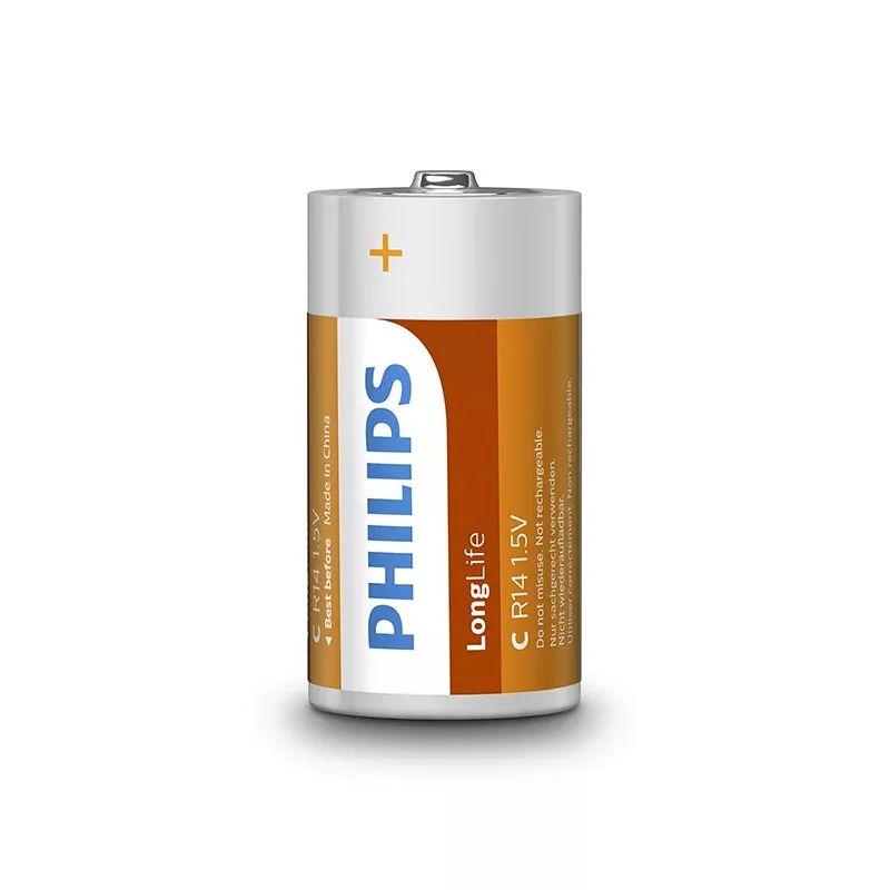 Baterie Longlife R14 C Blister 2 Buc Philips