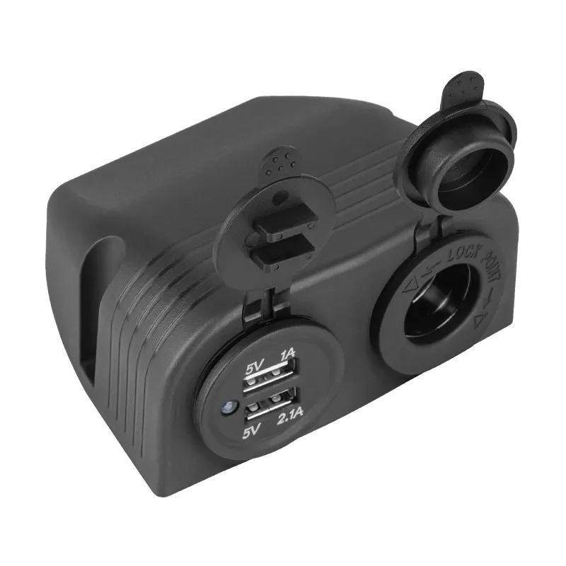 Mufa Montaj Auto 2XUSB 3100MA si Bricheta