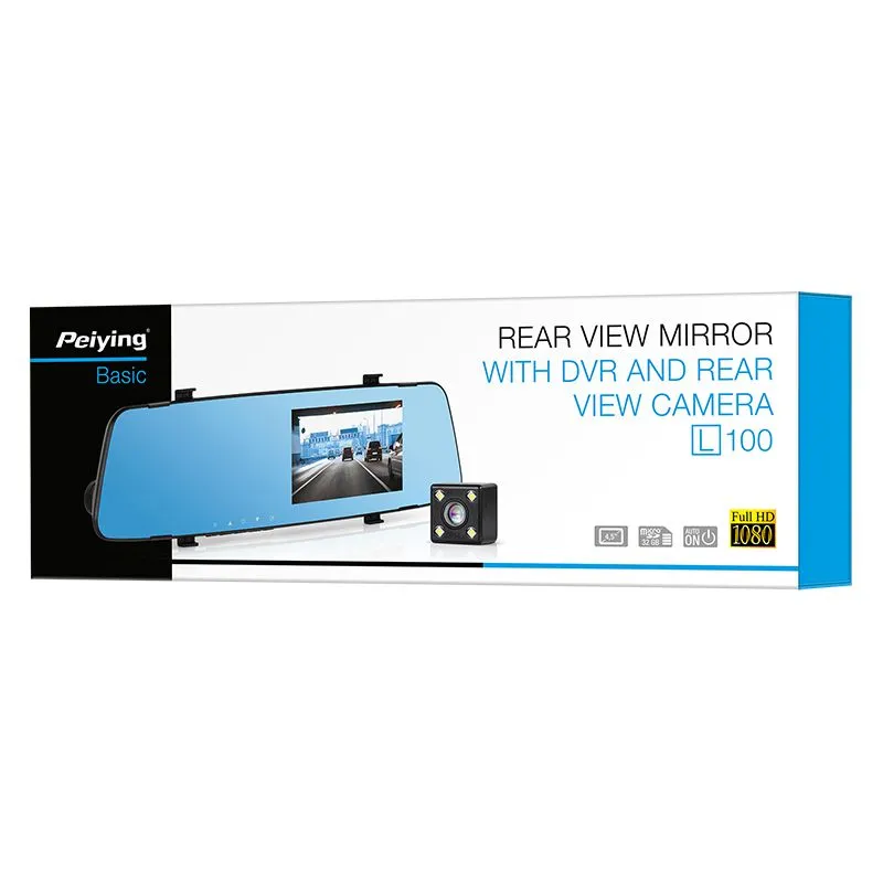 DVR Auto si Camera Oglinda L100 Peiying Basic