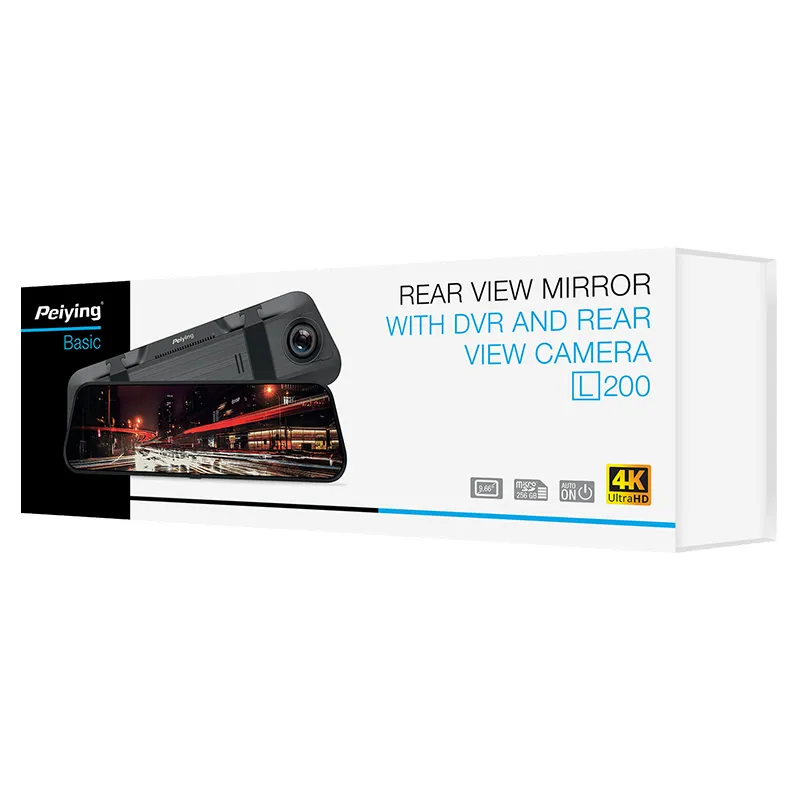 DVR Auto si Camera Oglinda L200 4K Peiying Basic