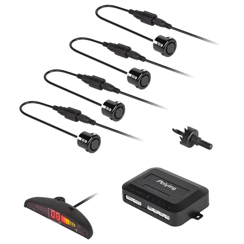 Sistem Parcare Display LED 4 Senzori Negri