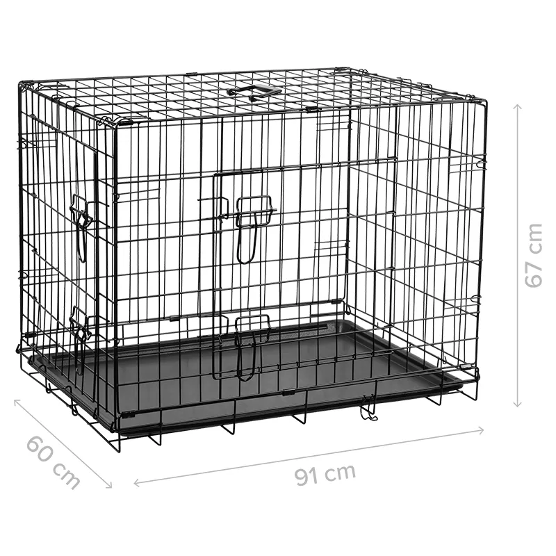 Tarc Metalic pentru Caini 91X60X67 CM Rebel Animals