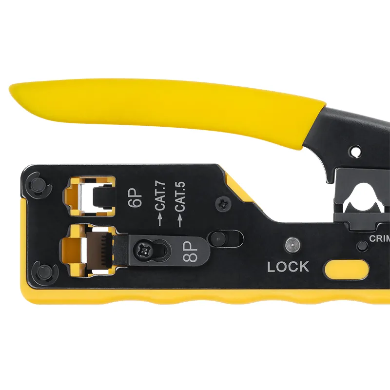 Cleste Sertizare RJ45 RJ12 Pass-Through Rebel