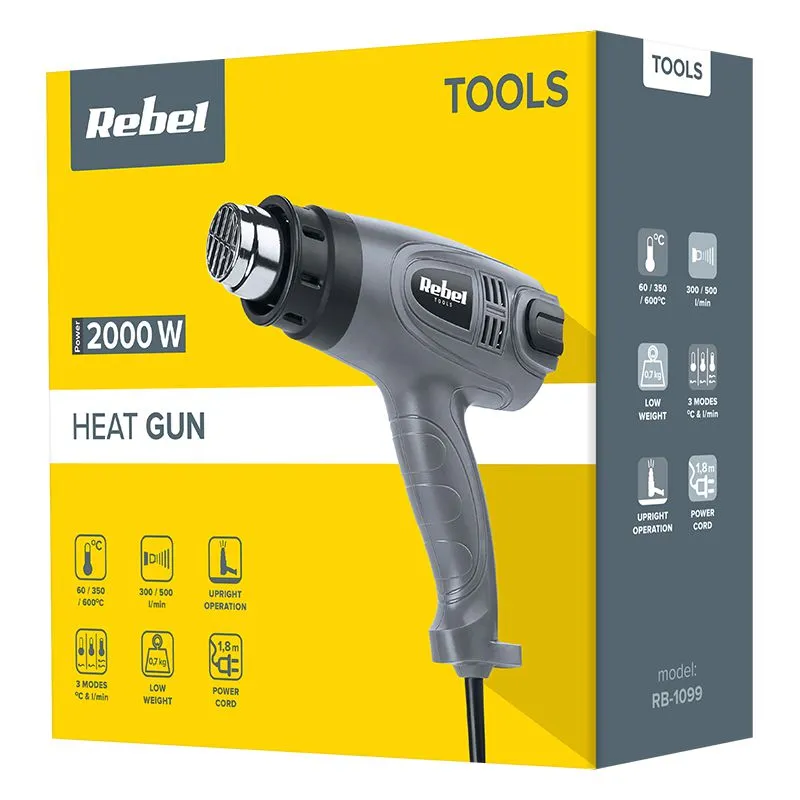 Pistol cu Aer Cald 2000W Rebel