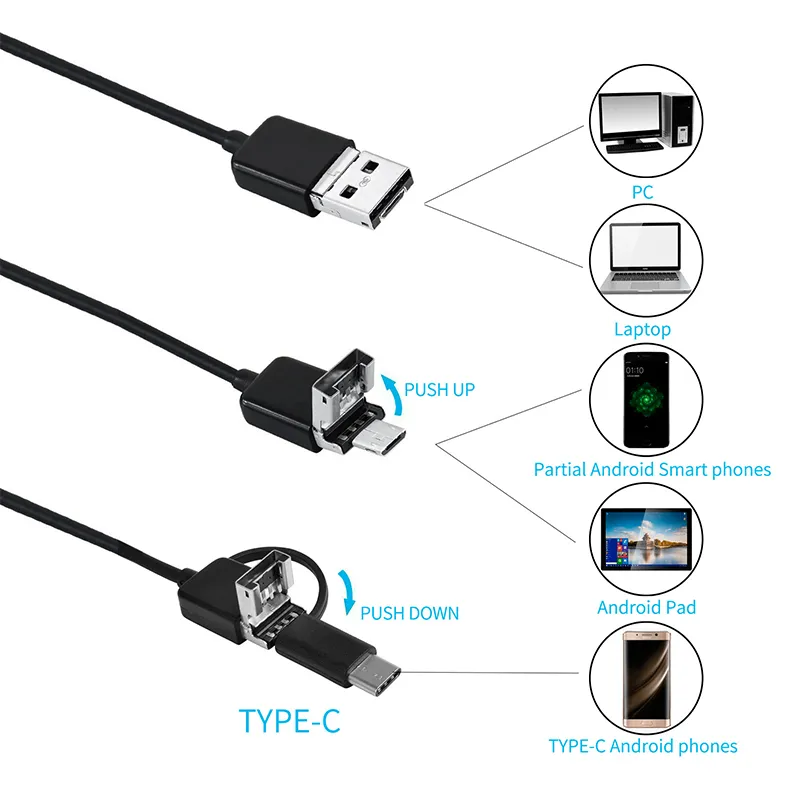 Camera Inspectie Endoscop Android / Win Rebel