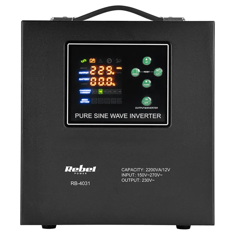 UPS Centrale Sinus Pur 2200VA 1600W 12V Rebel