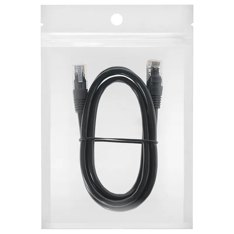 Cablu Patchcord UTP CAT6 1M Negru Rebel