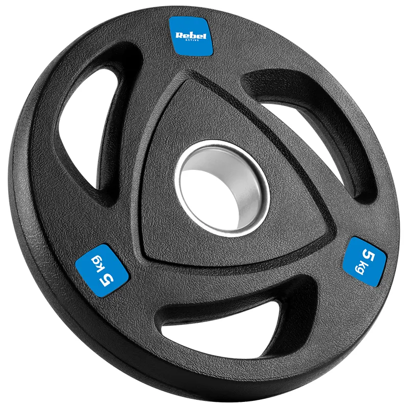 Disc Greutate Fonta Cauciucata Set 4 X 5 KG Rebel Activ