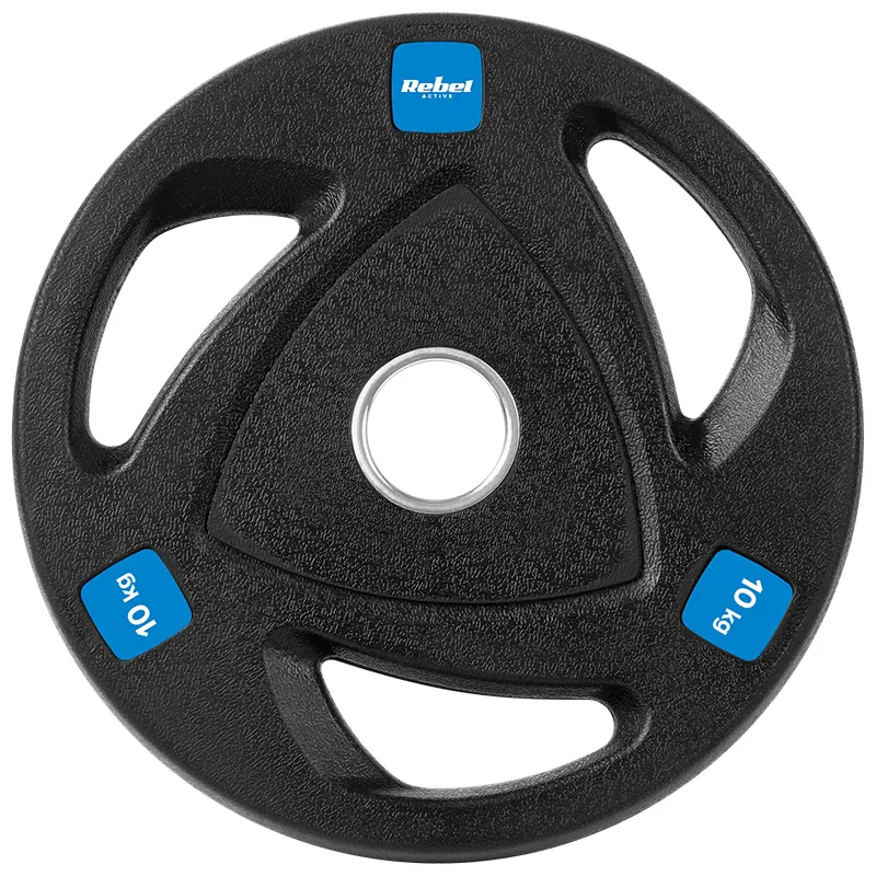 Disc Greutate Fonta Cauciucata Set 2 X 10 KG Rebel Acti