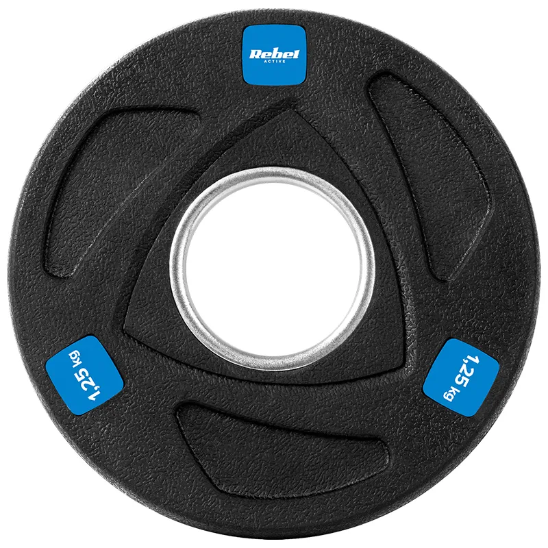Disc Greutate Fonta Cauciucata Set 30 KG Rebel Active