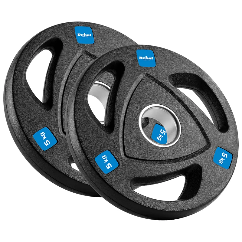 Disc Greutate Fonta Cauciucata Set 30 KG Rebel Active